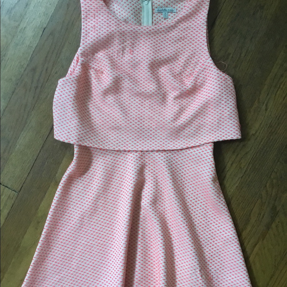 Orange Two-Tier Dress